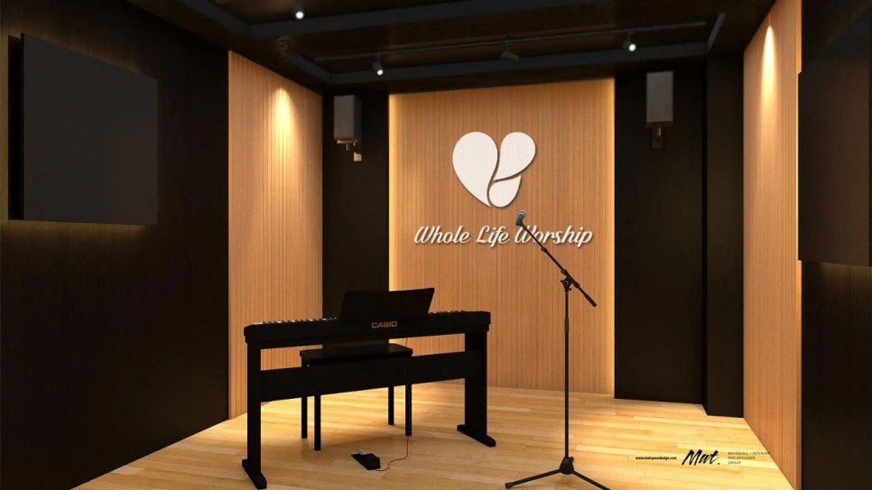 라이프워시퍼 녹음실과 연습실 방음 공간 3D 디자인