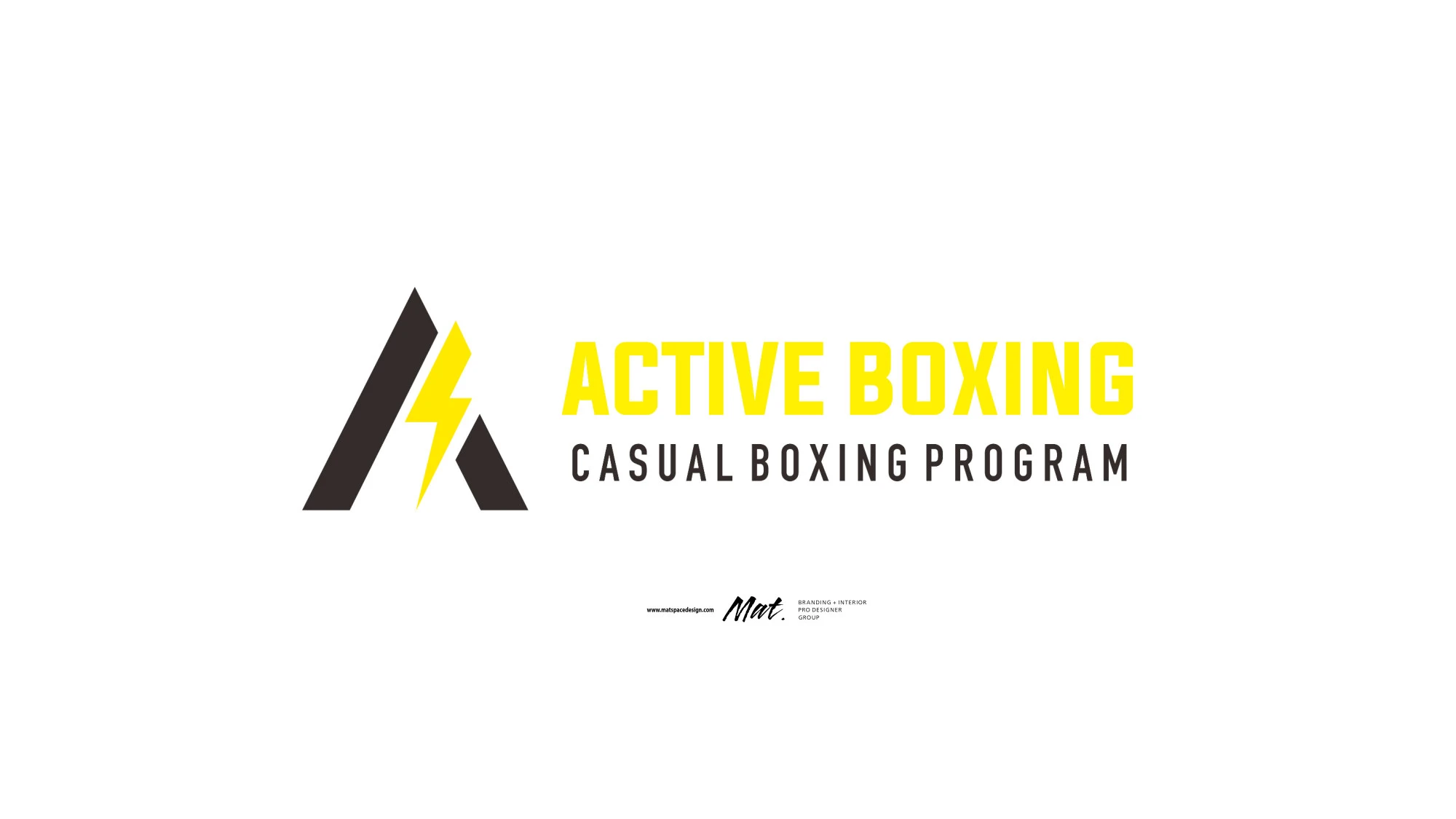 ACTIVE BOXING CASUAL BOXING PROGRAM 가로형 로고