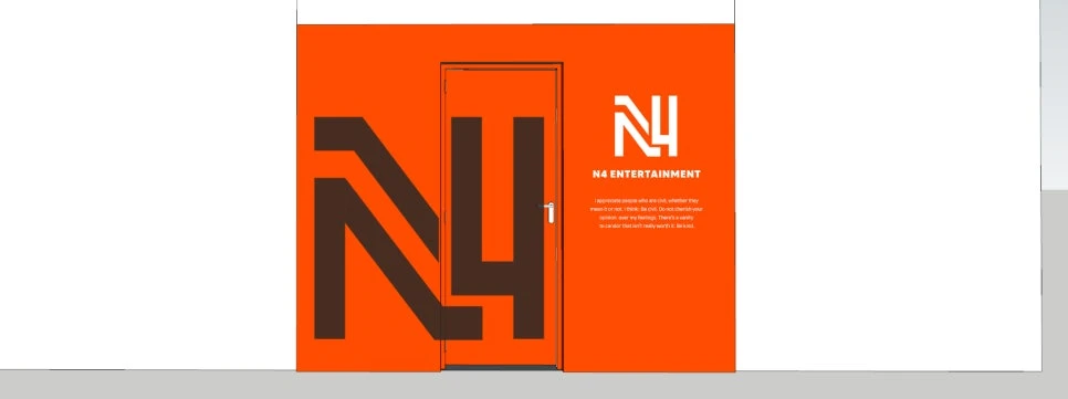 N4 엔터테인먼트의 성향과 철학을 담아 디자인한 브랜드 아이덴티티