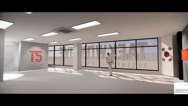 광명 태권파이브 출입구 3D 공간 시안